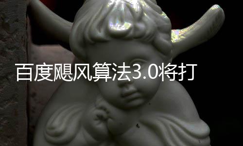 打击低质桶站飓风0将集百度算法跨领域采垃圾群及